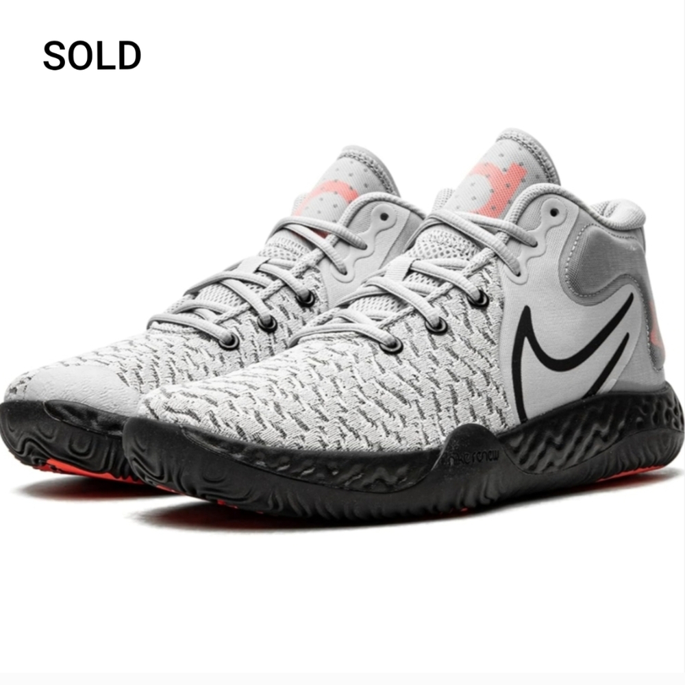 Nike KD Trey 5 VIII Shoes Hi-Top  Sneakers Light Smoke Gray Men's Size 10 - Picture 14 of 14
